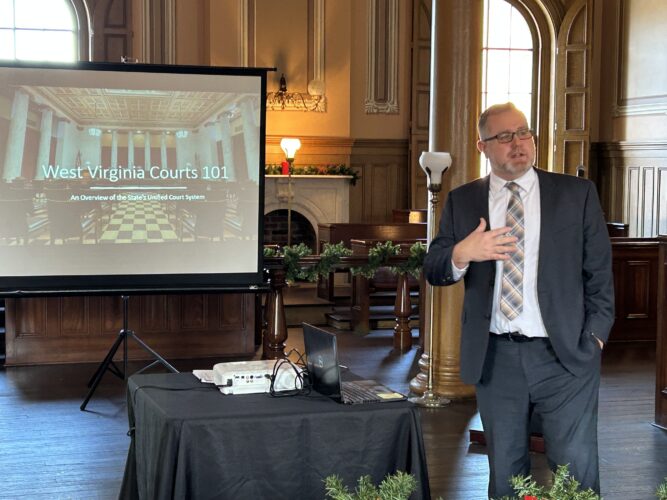 Local Students Hear From West Virginia Supreme Court Justice